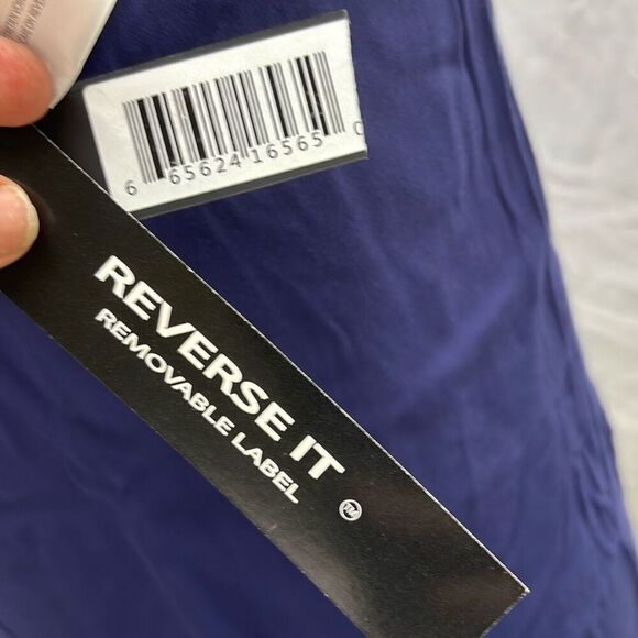 New w/tag Tribal Jeans reversible tank top shirt blue/boho XS - Picture 8 of 10